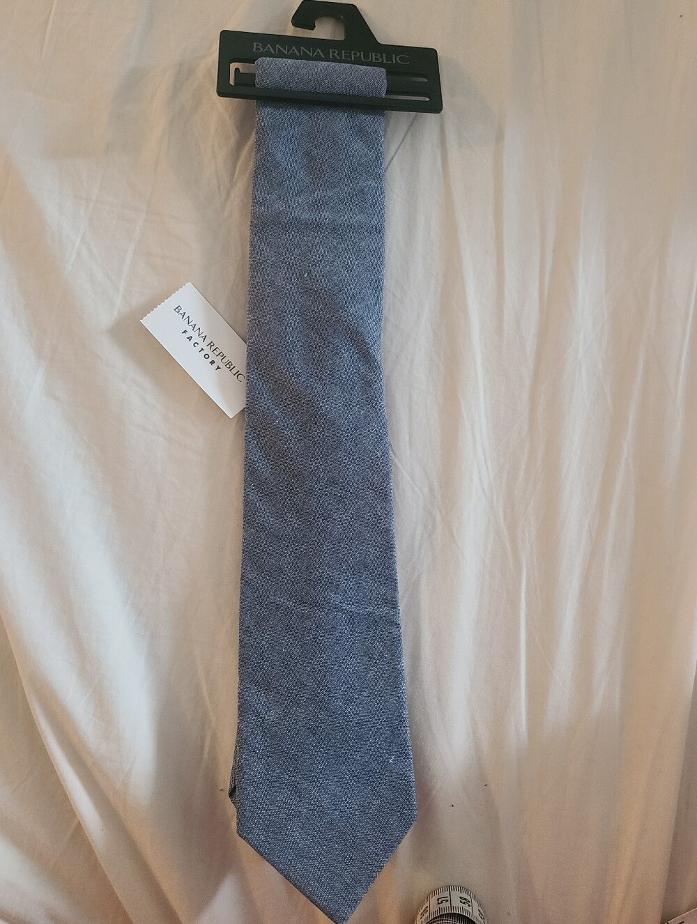 Banana Republic Men's Heathered Blue Dress Tie